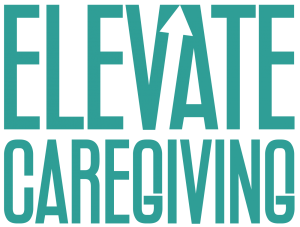 Elevate Caregiving logo in dark teal